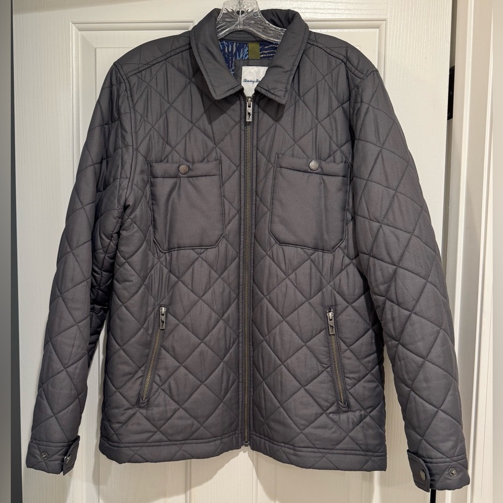 Tommy Bahama Men's Quilted Jacket EUC